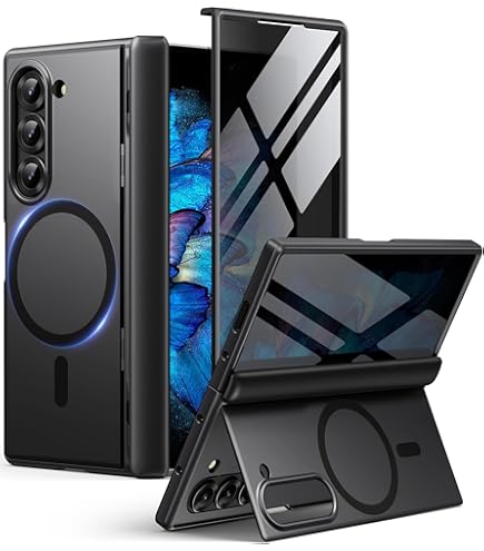 Amazon.com: BERFY for Z Fold 6 Case with Privacy Screen Protector